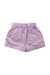 A Purple Shorts from Seed in size 2T for girl. (Back View)