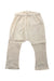 A White Sweatpants from Louise Misha in size 2T for girl. (Front View)