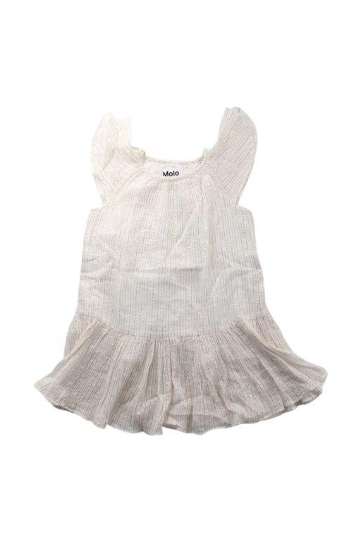 A White Sleeveless Dresses from Molo in size 12-18M for girl. (Front View)