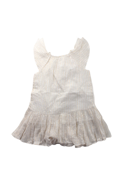 A White Sleeveless Dresses from Molo in size 12-18M for girl. (Back View)