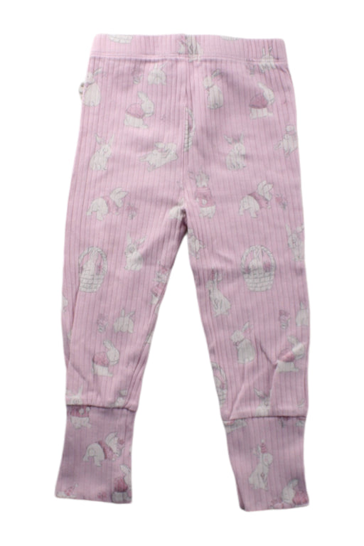 A Pink Sweatpants from Purebaby in size 12-18M for girl. (Back View)