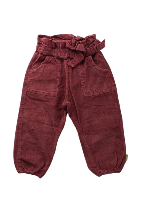 A Red Casual Pants from Hust & Claire in size 2T for girl. (Front View)