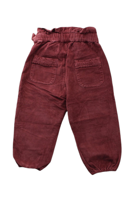 A Red Casual Pants from Hust & Claire in size 2T for girl. (Back View)