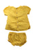 A Yellow Short Sleeve Tops from Buddy and Hope in size 18-24M for girl. (Back View)