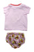 A Pink Short Sleeve T Shirts from Peter Alexander in size 3-6M for girl. (Back View)