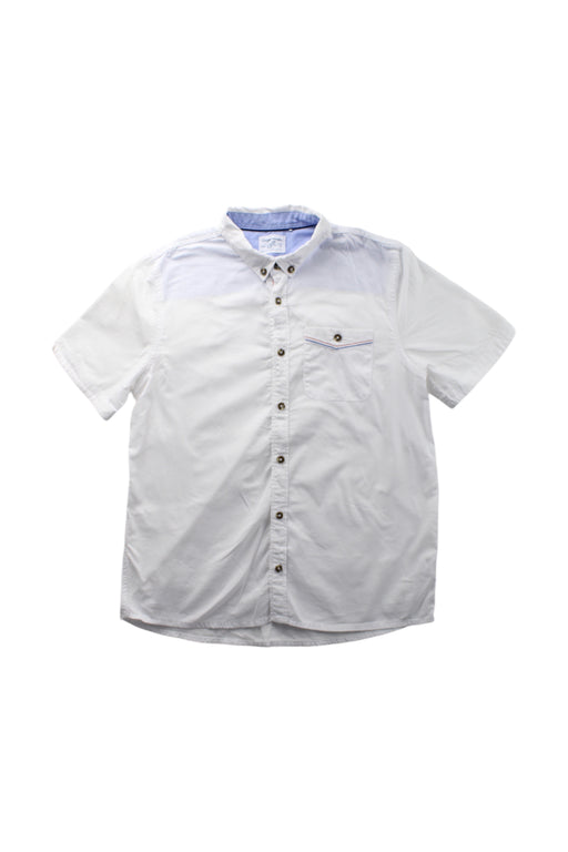 A White Short Sleeve Polos from Gingersnaps in size 14Y for boy. (Front View)