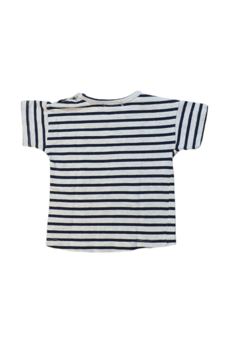 A Blue Short Sleeve T Shirts from 1 + in the family in size 6-12M for neutral. (Back View)