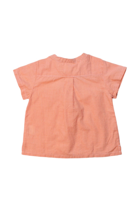 A Peach Short Sleeve Tops from Marie Chantal in size 6-12M for girl. (Back View)