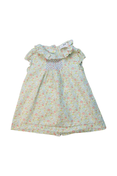 A Multicolour Short Sleeve Dresses from Cyrillus in size 3-6M for girl. (Front View)