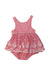 A Pink Sleeveless Bodysuits from Troizenfants in size 3-6M for girl. (Back View)