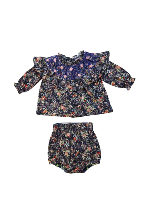 A Multicolour Shorts Sets from Bonjour in size 3-6M for girl. (Front View)