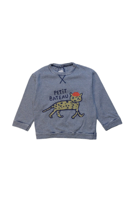 A Multicolour Long Sleeve T Shirts from Petit Bateau in size 12-18M for boy. (Front View)