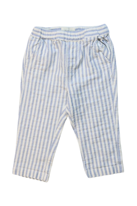 A White Casual Pants from Nanos in size 3-6M for neutral. (Front View)