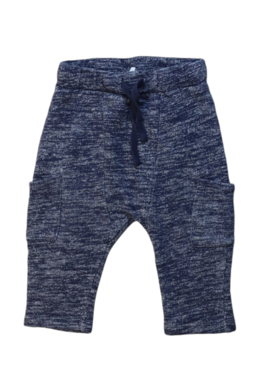 A Blue Sweatpants from Seed in size 6-12M for boy. (Front View)