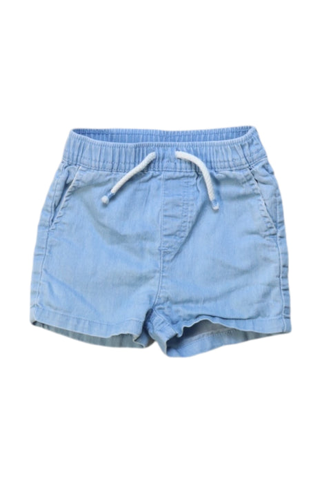 A Blue Shorts from Seed in size 6-12M for girl. (Front View)