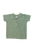 A Green Short Sleeve Tops from Seed in size 6-12M for boy. (Front View)