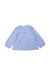 A Blue Long Sleeve Tops from Bonpoint in size 6-12M for girl. (Front View)