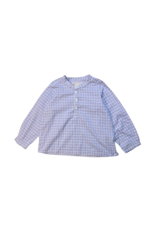 A Blue Long Sleeve Tops from Bonpoint in size 2T for boy. (Front View)