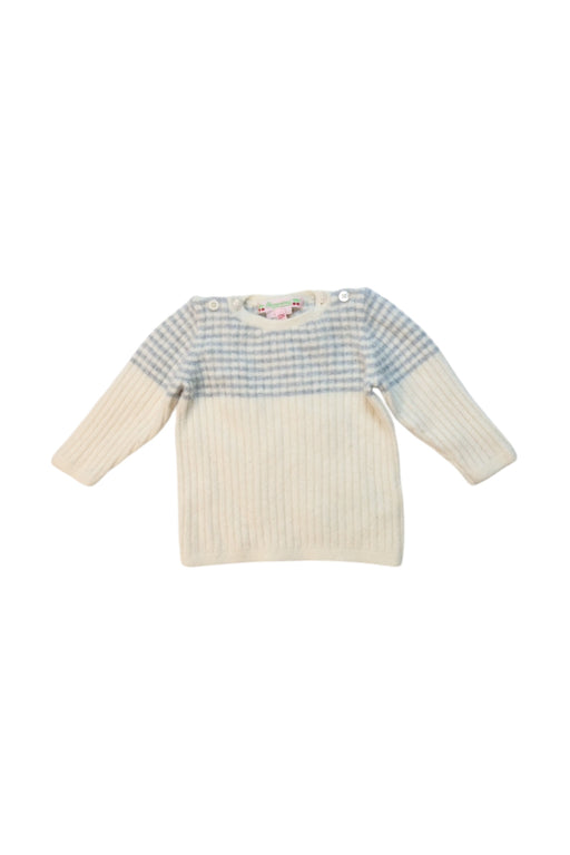 A Ivory Knit Sweaters from Bonpoint in size 6-12M for neutral. (Front View)