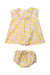 A Multicolour Dress Sets from Jacadi in size 3-6M for girl. (Front View)