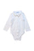 A White Long Sleeve Bodysuits from Jacadi in size 6-12M for neutral. (Front View)