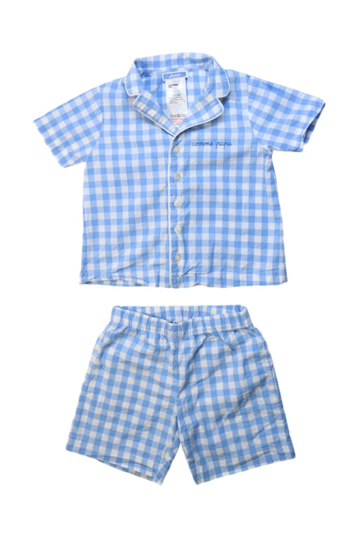 A Blue Pyjama Sets from Jacadi in size 2T for boy. (Front View)