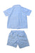 A Blue Pyjama Sets from Jacadi in size 2T for boy. (Back View)