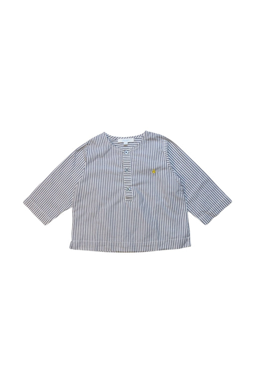 A White Long Sleeve Tops from Jacadi in size 6-12M for boy. (Front View)