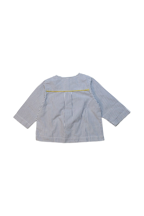 A White Long Sleeve Tops from Jacadi in size 6-12M for boy. (Back View)