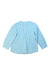 A Blue Long Sleeve Tops from Nanos in size 6T for girl. (Front View)
