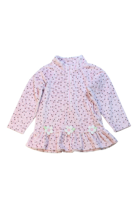 A Pink Long Sleeve Tops from Florence Eiseman in size 4T for girl. (Front View)