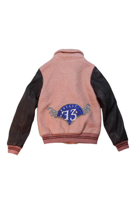 A Pink Cardigans from Scotch & Soda in size 6T for girl. (Back View)