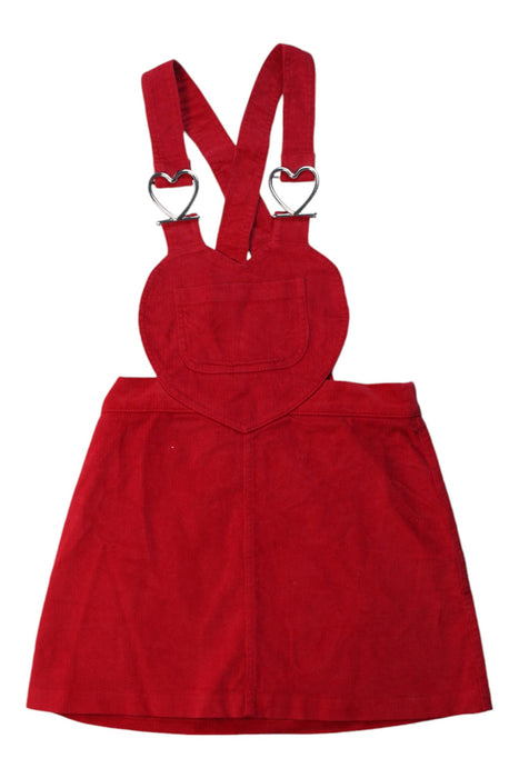 A Red Overall Dresses from Vivetta in size 4T for girl. (Front View)