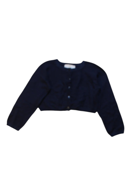 A Blue Cardigans from Jacadi in size 4T for girl. (Front View)