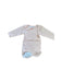 A Pink Long Sleeve Bodysuits from Petit Bateau in size 6-12M for girl. (Front View)