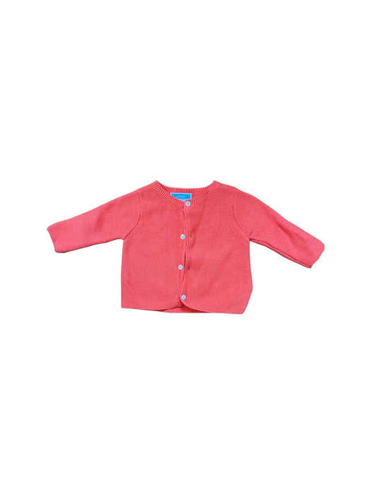 A Red Cardigans from Jacadi in size 0-3M for girl. (Front View)