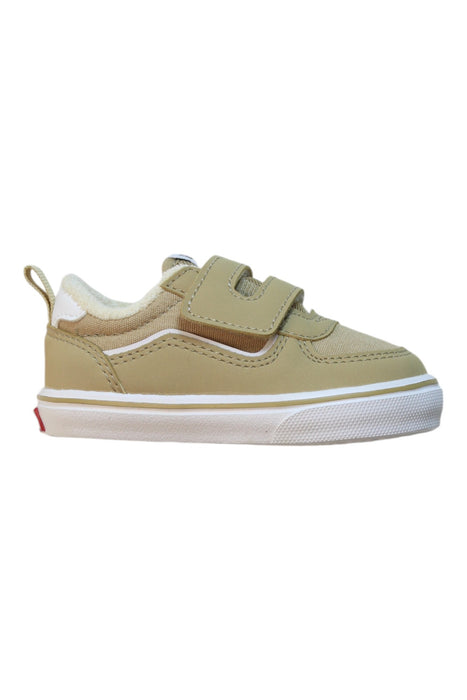 A Beige Sneakers from Vans in size 18-24M for boy. (Front View)