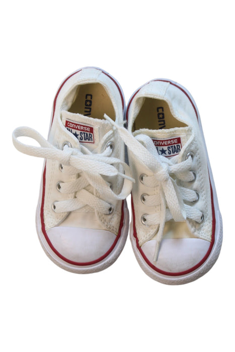 A White Sneakers from Converse in size 18-24M for neutral. (Back View)