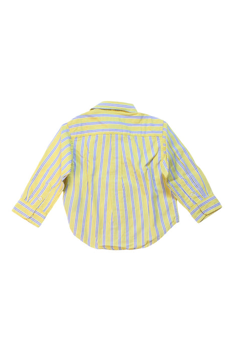 A Yellow Long Sleeve Shirts from Ralph Lauren in size 6-12M for boy. (Back View)