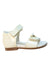 A White Sandals from Dolce & Gabbana in size 12-18M for girl. (Front View)