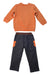 A Orange Pants Sets from Miki House in size 3T for boy. (Back View)