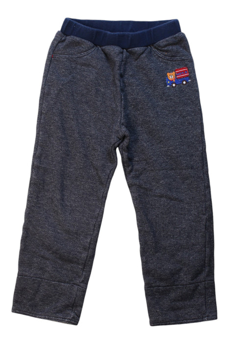 A Blue Sweatpants from Miki House in size 3T for boy. (Front View)