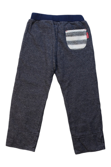 A Blue Sweatpants from Miki House in size 3T for boy. (Back View)