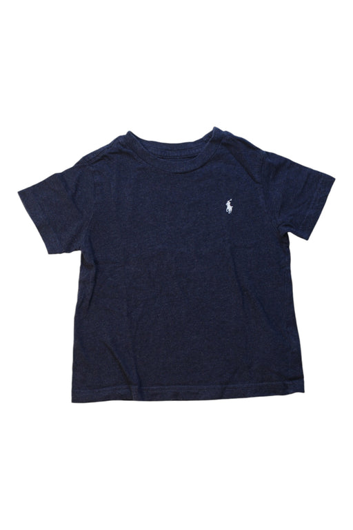 A Blue Short Sleeve T Shirts from Polo Ralph Lauren in size 3T for boy. (Front View)