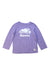 A Purple Long Sleeve T Shirts from Roots in size 3T for girl. (Front View)