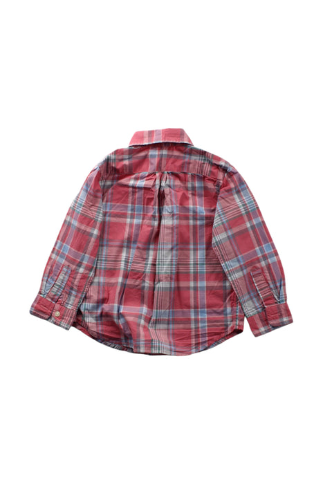 A Pink Long Sleeve Shirts from Ralph Lauren in size 2T for boy. (Back View)