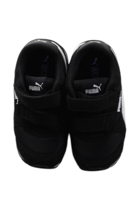 A Black Sneakers from Puma in size 18-24M for boy. (Back View)