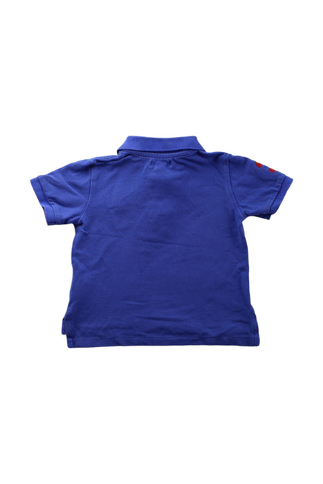 A Blue Short Sleeve Polos from Ralph Lauren in size 2T for boy. (Back View)