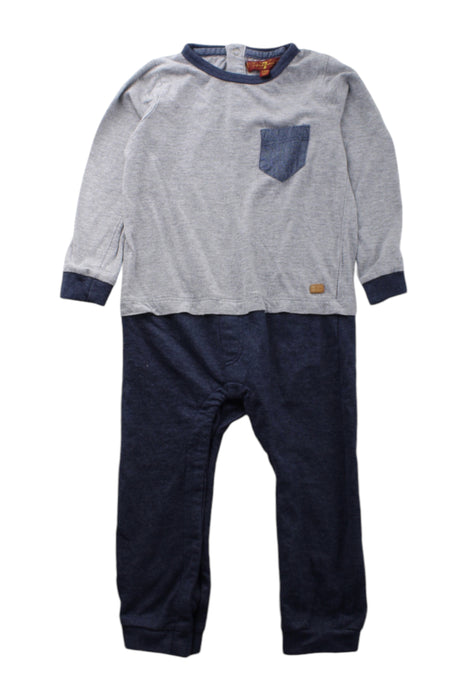 A Blue Long Sleeve Jumpsuits from 7 For All Mankind in size 2T for boy. (Front View)