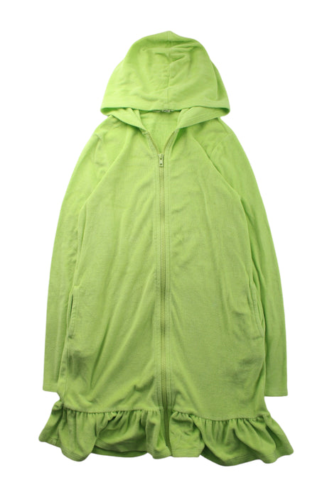 A Green Sweater Dresses from Lands' End in size 10Y for girl. (Front View)